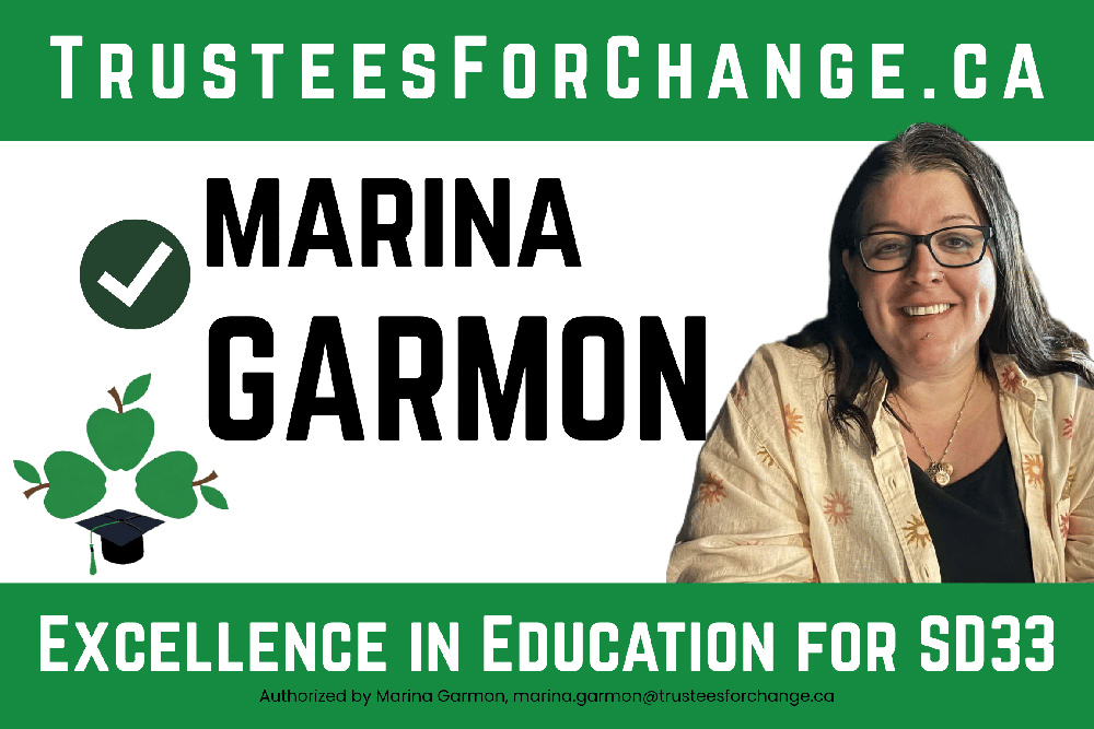 Trustees for Change SD33 Marina Garmon
