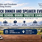 Rights and Freedoms Fundraising Candidate Event